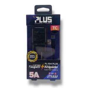 CARGADOR PLUS 5A TC 25W. PL-104T