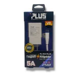 CARGADOR PLUS 5A V8 25W. PL-104
