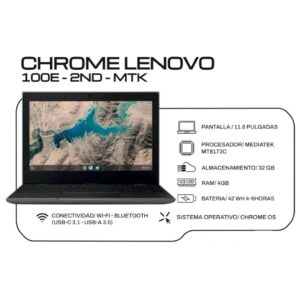 LAPTOP CHROME LENOVO. 100E- 2ND-MTK