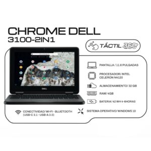 LAPTOP CHROME DELL. 3100-2IN1