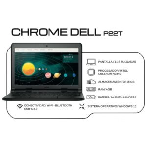 LAPTOP CHROME DELL. P22T