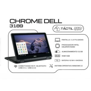 LAPTOP CHROME DELL. 3189