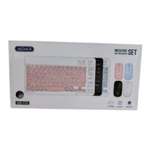Teclado + Mouse Inalámbrico AOAS. AS-110